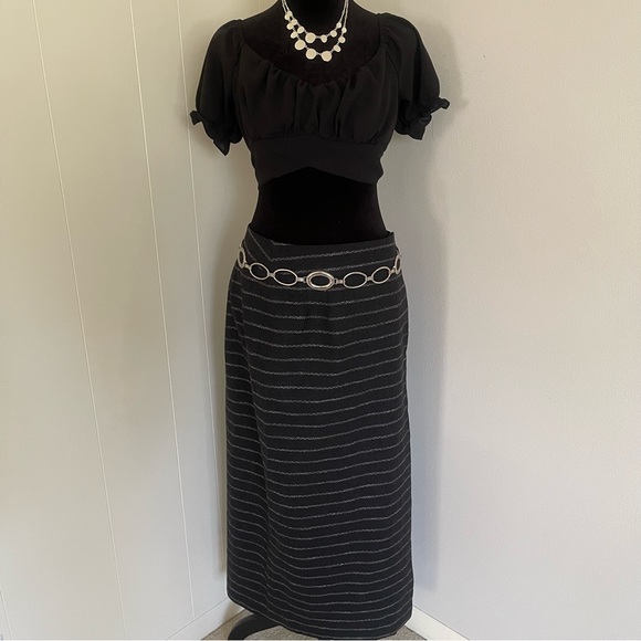 Y2k maxi wrap skirt size 8 - Picture 1 of 6